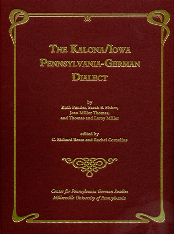 The Kalona/Iowa Pennylvania-German Dialect