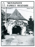 Mennonite Family History January 1988 - Masthof Press