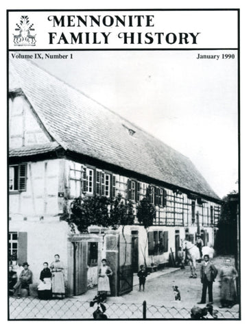 Mennonite Family History January 1990 - Masthof Press