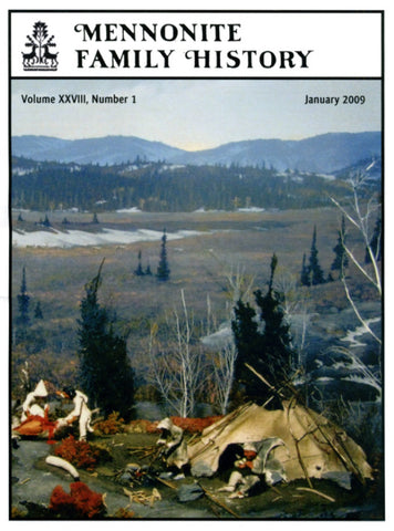Mennonite Family History January 2009 - Masthof Press
