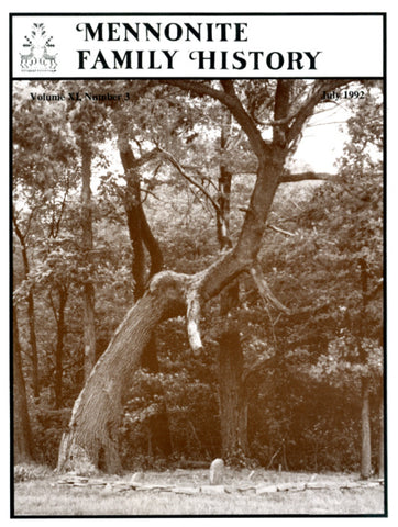 Mennonite Family History July 1992 - Masthof Press