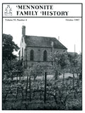 Mennonite Family History October 1987 - Masthof Press
