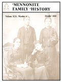 Mennonite Family History October 2000 - Masthof Press