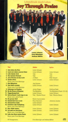 Joy Through Praise CD - Lorenz Schwarz