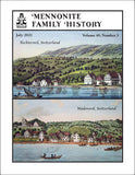 Mennonite Family History July 2021