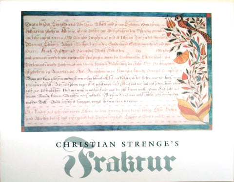 Christian Strenge's Fraktur - David R. Johnson