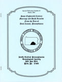 Some Eighteenth Century Marriage and Death Records from the Area of York County, Pennsylvania