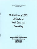 The Petition of 1747: A Study of York County, PA's Founding