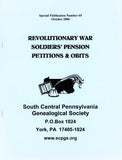 Revolutionary War Soldiers’ Pension Petitions & Obituaries
