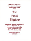 The Parish Telephone of Quickel’s Charge, York Co., PA