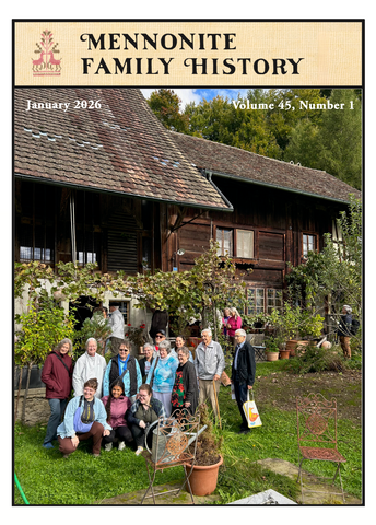 Mennonite Family History January 2026