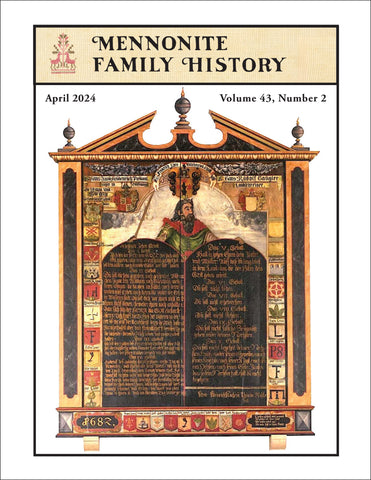 Mennonite Family History April 2024