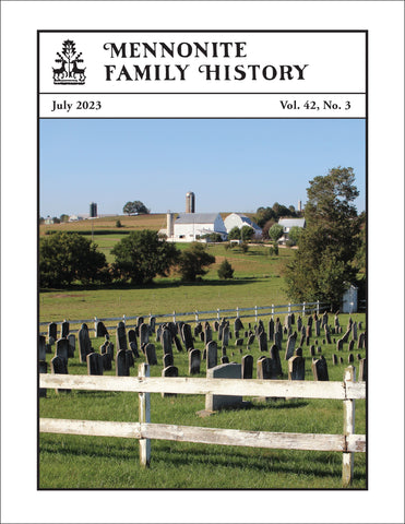 Mennonite Family History July 2023
