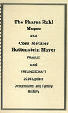 The Phares Ruhl Moyer and Cora Metzler Hottenstein Moyer Familie und Freundschaft