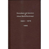 Descendants and Ancestors of Johann Martin Borntraeger - Northern Indiana Amish Library