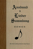 Ausbund and Lieder Sammlung Songs with Shaped Notes