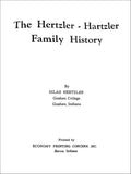 The Hertzler-Hartzler Family History