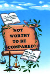 Not Worthy to Be Compared