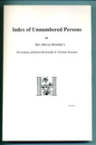 Index of Unnumbered Persons in Rev. Harvey Hostetler's "Descendants of Barbara Hochstedler and Christian Stutzman" - John R. Showalter