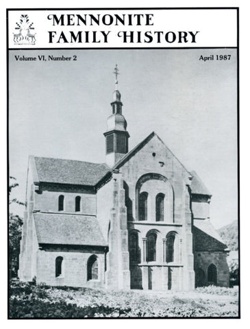 Mennonite Family History April 1987 - Masthof Press