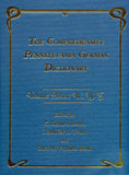 The Comprehensive Pennsylvania German Dictionary, Vol. Eleven: W, Y, Z