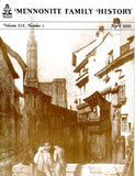Mennonite Family History Aprll 2000 - Masthof Press