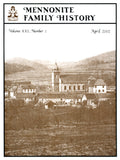 Mennonite Family History April 2002 - Masthof Press