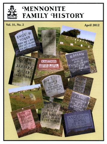 Mennonite Family History April 2012 - Masthof Press