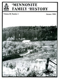 Mennonite Family History January 1984 - Masthof Press