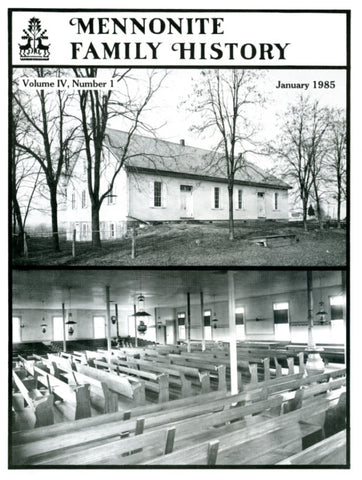 Mennonite Family History January 1985 - Masthof Press