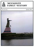 Mennonite Family History January 2013 - Masthof Press