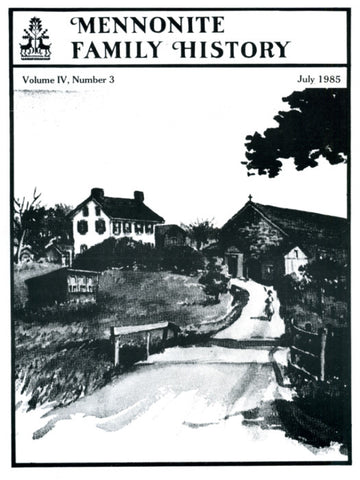 Mennonite Family History July 1985 - Masthof Press