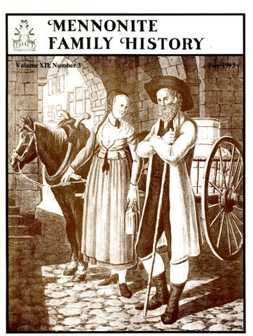 Mennonite Family History July 1993 - Masthof Press