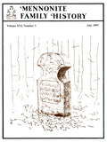 Mennonite Family History July 1997 - Masthof Press