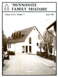 Mennonite Family History July 1998 - Masthof Press
