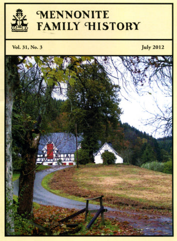 Mennonite Family History July 2012 - Masthof Press