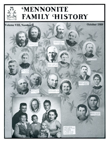 Mennonite Family History October 1989 - Masthof Press