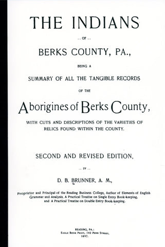 The Indians of Berks County, Pennsylvania