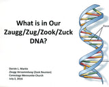 What Is in Our Zaugg/Zug/Zook/Zuck DNA? - Masthof Press
