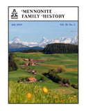 Mennonite Family History July 2019