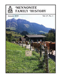 Mennonite Family History January 2018