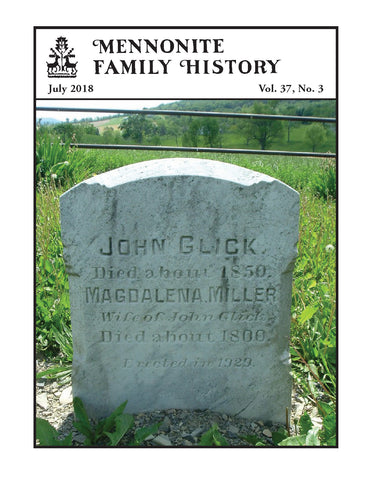 Mennonite Family History July 2018