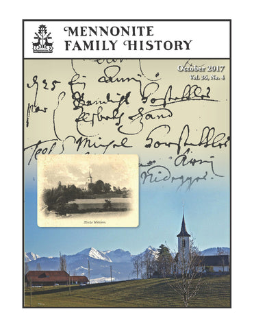 Mennonite Family History October 2017