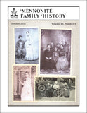 Mennonite Family History October 2021