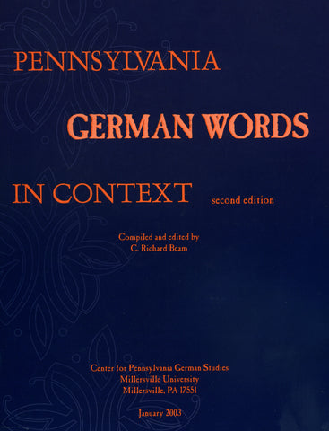 Pennsylvania German Words in Context (Hardcover) - C. Richard Beam